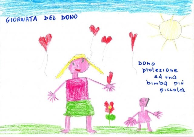 giorno del dono disegni infanzia primaria