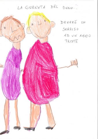 giorno del dono disegni infanzia primaria