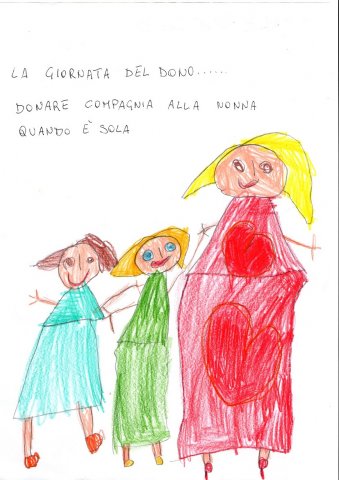 giorno del dono disegni infanzia primaria