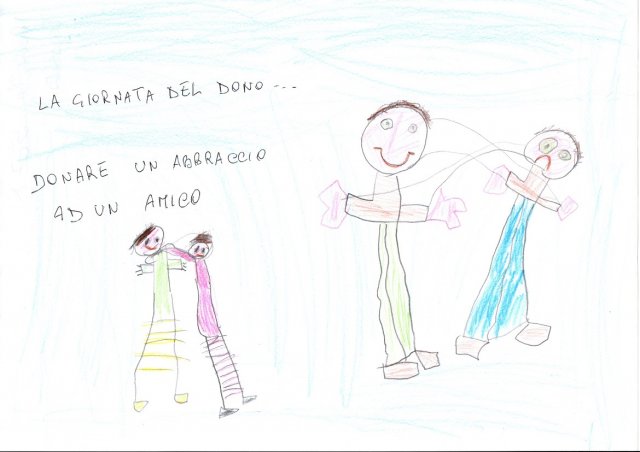 giorno del dono disegni infanzia primaria